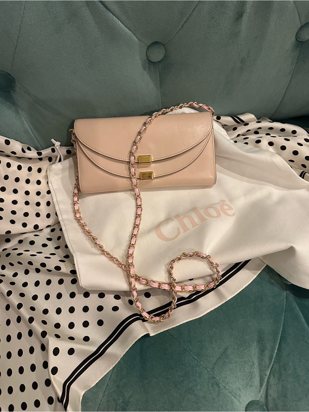 Chloé Super Cute Pink Wallet